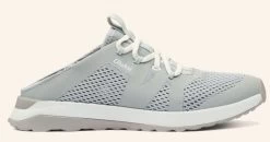 Olukai Pale Grey Huia Women's Sneakers 20492-PGPG -Vogue Shoes 20492 pgpg 3 resized