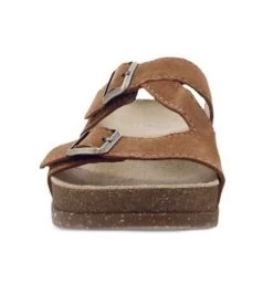 Dansko Tan Suede Dayna Womens Casual Sandal 2106-370300 -Vogue Shoes 2106 370300 4 resized
