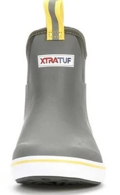 Xtratuf Gray/Yellow Men's 6 Inch Ankle Deck Boot 22735 -Vogue Shoes 22735 3