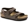 Birkenstock Roma Slide Moca Leather Kids Sandals 23307-3 1 Birkenstock Roma Slide Moca Leather Kids Sandals 23307-3 -Vogue Shoes 23307 3