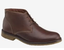 Johnston & Murphy Red Brown Oiled Full Grain Copeland Chukka Mens Boot 25-2022