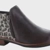 Naot Cheetah Suede/Soft Brown Leather Helm Womens Short Boots 26030-SIL -Vogue Shoes 26030 sil