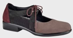 Naot Shiitake/Black/Violet Alisio Casual Womens Shoes 26052