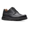 Clarks Black Leather Un.Ramble Lace Up Mens Shoes 26136989 -Vogue Shoes 26136989