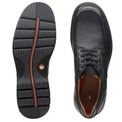 Clarks Black Leather Un.Ramble Lace Up Mens Shoes 26136989 -Vogue Shoes 26136989 4