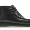 Clarks Black Leather Wallabee Men's Comfort Boots 26155512 -Vogue Shoes 26155512 1 resized copy
