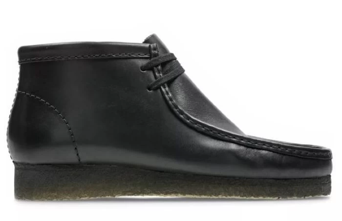 Clarks Black Leather Wallabee Men's Comfort Boots 26155512 3 Clarks Black Leather Wallabee Men's Comfort Boots 26155512
