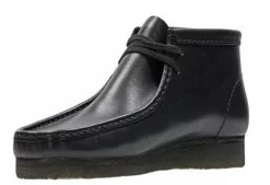 Clarks Black Leather Wallabee Men's Comfort Boots 26155512 11 Clarks Black Leather Wallabee Men's Comfort Boots 26155512 -Vogue Shoes 26155512 4 resized
