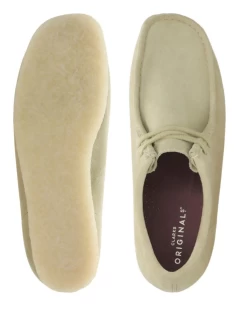 Clarks Maple Suede Wallabee Low Men's Shoes 26155515 -Vogue Shoes 26155515 6 1