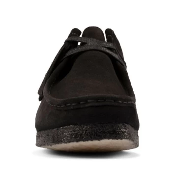 Clarks Black Suede Wallabee Low Men's Shoes 26155519 4 Clarks Black Suede Wallabee Low Men's Shoes 26155519 - Image 2