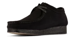 Clarks Black Suede Wallabee Low Men's Shoes 26155519 10 Clarks Black Suede Wallabee Low Men's Shoes 26155519 -Vogue Shoes 26155519 3