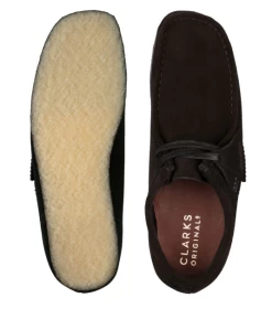 Clarks Black Suede Wallabee Low Men's Shoes 26155519 13 Clarks Black Suede Wallabee Low Men's Shoes 26155519 -Vogue Shoes 26155519 6
