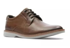 Clarks Dark Tan Atticus LT Lace Leather Mens Dress Casual Shoes 26161157