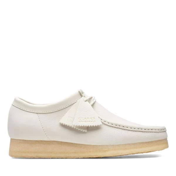 Clarks Off White Nubuck Wallabee Originals Icon Mens Shoes 26166299 4 Clarks Off White Nubuck Wallabee Originals Icon Mens Shoes 26166299 - Image 2