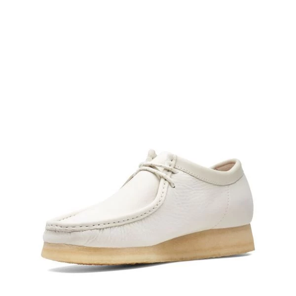 Clarks Off White Nubuck Wallabee Originals Icon Mens Shoes 26166299 5 Clarks Off White Nubuck Wallabee Originals Icon Mens Shoes 26166299 - Image 3