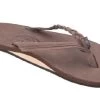 Braidy Espresso Single Layer With Braided Strap Rainbow Womens Sandals -Vogue Shoes 301altsb exp 2