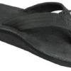 Rainbow Single Layer Black Leather Mens Sandals 301ALTSO-PBLK-M -Vogue Shoes 301altswblkm300lg 3