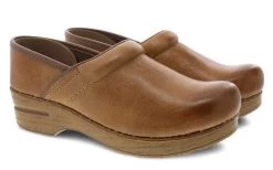 Dansko Professional Honey Distressed Womens Comfort Clogs 306-581464 -Vogue Shoes 306 581464 1