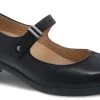 Dansko Callista Black Burnished Nubuck Womens Mary Jane Shoes 3215-100200 -Vogue Shoes 3215100200 resized