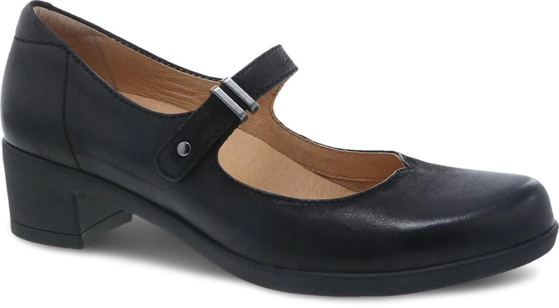 Dansko Callista Black Burnished Nubuck Womens Mary Jane Shoes 3215-100200 3 Dansko Callista Black Burnished Nubuck Womens Mary Jane Shoes 3215-100200