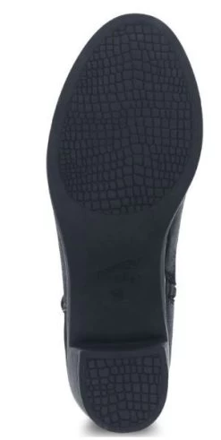 Dansko Cagney Black Burnished Suede Women's Leather Ankle Booties 3217-470200 -Vogue Shoes 3217 470200 6 resized