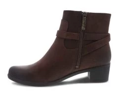 Dansko Cagney Brown Burnished Suede Women's Ankle Boots 3217-532300 -Vogue Shoes 3217 532300 1