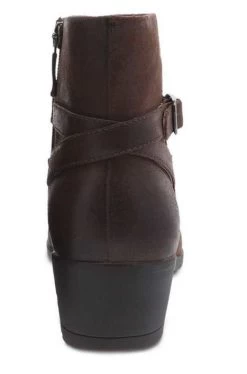 Dansko Cagney Brown Burnished Suede Women's Ankle Boots 3217-532300 -Vogue Shoes 3217 532300 2