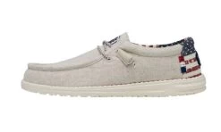 Hey Dude Off White Patriotic Men's Casual Shoes 40001-1K1 -Vogue Shoes 40001 1k1 and 40001 1k1l 1 resized 1