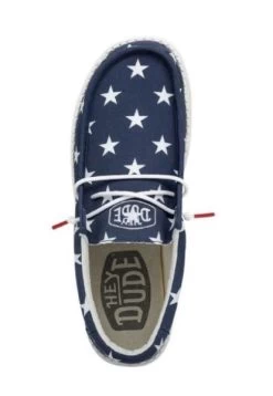 Hey Dude American Flag Wally Men's Casual Shoes 40001-9CW -Vogue Shoes 40001 9cw 6 resized