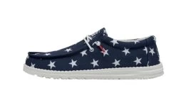 Hey Dude American Flag Wally Men's Casual Shoes 40001-9CW -Vogue Shoes 40001 9cw resized