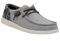 Hey Dude Wally Eco Funk Stone Mens Casual Shoes 40006-270 -Vogue Shoes 40006 270 1