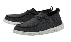 Hey Dude Dark Grey Wally Halo Mens Casual Shoes 40014-029 -Vogue Shoes 40014 029 1