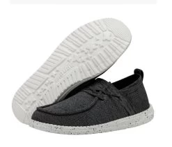 Hey Dude Dark Grey Wally Halo Mens Casual Shoes 40014-029