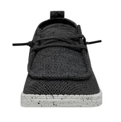 Hey Dude Dark Grey Wally Halo Mens Casual Shoes 40014-029 -Vogue Shoes 40014 029 4