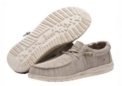 Hey Dude Beige Wally Sox Men's Casual Shoes 40019-205