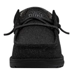 Hey Dude Basic Black Wally Youth Casual Shoes 40041-001 -Vogue Shoes 40041 001 4 resized