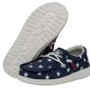 Hey Dude American Flag Wally Youth Patriotic Casual Shoes 40046-9CW -Vogue Shoes 40046 9cw 3 resized