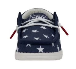 Hey Dude American Flag Wally Youth Patriotic Casual Shoes 40046-9CW 11 Hey Dude American Flag Wally Youth Patriotic Casual Shoes 40046-9CW -Vogue Shoes 40046 9cw 4 resized