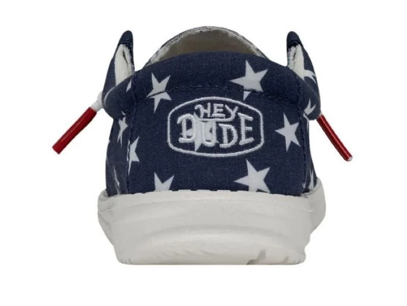 Hey Dude American Flag Wally Youth Patriotic Casual Shoes 40046-9CW 7 Hey Dude American Flag Wally Youth Patriotic Casual Shoes 40046-9CW - Image 5