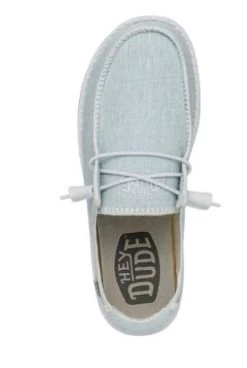 Hey Dude Sky Blue Wendy Boho Stitch Women's Shoes 40057-426 -Vogue Shoes 40057 426 6 resized