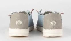 Hey Dude Denim Wendy Tempe Gypsum Womens Casual Shoes 40083-407 -Vogue Shoes 40083 407 3