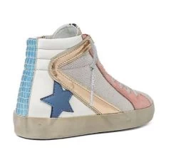 Shushop Mauve/White Roxanne Kids Sneakers 401-531 -Vogue Shoes 401 531 3 resized