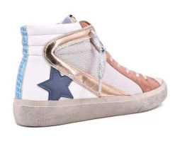 Shushop Mauve/White Roxanne Kids Sneakers 401-531 -Vogue Shoes 401 531 4 resized