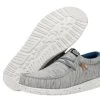 Hey Dude Light Grey Wally Jersey Men's Casual Shoes 40169-007 -Vogue Shoes 40169 007 1 resized
