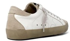 Mia White Sneakers In Youth Sizes 402-100 -Vogue Shoes 402 100 3 resized
