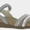 Naot Soft Stone Leather With Gray Nubuck And Soft Silver Leather Beverly Womens Sandals 4022-WFA 1 Naot Soft Stone Leather With Gray Nubuck And Soft Silver Leather Beverly Womens Sandals 4022-WFA -Vogue Shoes 4022 wfa 1 resized