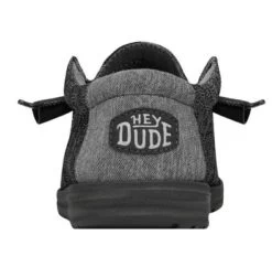 Hey Dude Charcoal Wally Sport Knit Men's Casual Shoes 40536-025 -Vogue Shoes 40536 025 2 resized 1