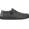 Hey Dude Charcoal Wally Sport Knit Men's Casual Shoes 40536-025 -Vogue Shoes 40536 025 resized 1