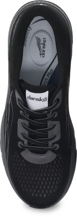 Dansko Black With Grey Mesh Pace Ladies Athletic Shoes 4205-100294 -Vogue Shoes 4205 100294 4