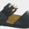 Naot Soft Black Leather Victoria Womens Sandals 4470-BA6 -Vogue Shoes 4470 ba6 1 resized